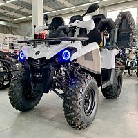 Квадроцикл GLADIATOR (Гладиатор) F200 LUX белый с ПСМ