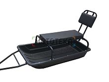 Сиденье для мотобуксировщика Рыбак универсальное длинное с одной спинкой