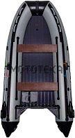 Лодка ПВХ SMarine (Смарин) AIR MAX - 380 (тёмно - серый/чёрный)