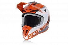 Шлем мото кроссовый Acerbis (Асербис) LINEAR Orange/White L
