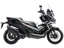 Скутер ZONTES (Зонтес) ZT368 - G (ZT1P79MP EFI) 17/14 (2025 г.) чёрный с ПТС