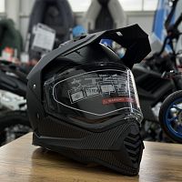 Шлем мото мотард Мототека ( MOTOTEKA ) WS 902 MATT CARBON XS