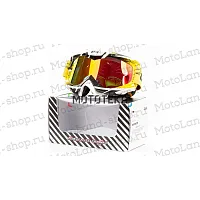 Очки Мотокросс GTX 5016 желтые