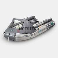 Лодка ПВХ GLADIATOR (Гладиатор) E 420 X PRO светло-серый/тёмно-серый