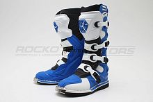 Мотоботы кроссовые SCOYCO (Скойко) MBM006 синий/белый 42