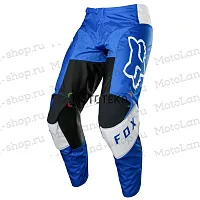 Штаны для мотокросса (детские) FOX (Фокс) №3 / Blue/White (рост 130 см)