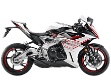 Мотоцикл Zontes (Зонтес) ZT703 - RR (4T ZT370MU EFI) 1717 (2025 г.) белый/красный с ПТС