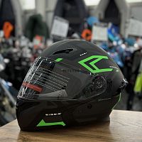 Шлем мото модуляр Мототека ( MOTOTEKA ) TQ 901 BLACK/GREEN S