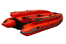 Лодка ПВХ SibRiver (Сибривер) Hatanga (Хатанга) JET LUX - 425 НДНД красный/чёрный