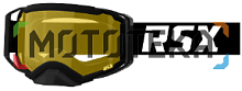 Очки снегоходные RSX Blizzard Winter черный, черный двойное желтое стекло, унив.