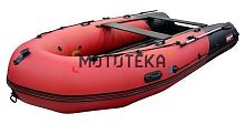Лодка ПВХ Hunter (Хантер) 450 ПРО красный/чёрный