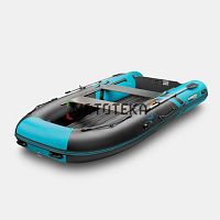 Лодка ПВХ GLADIATOR (Гладиатор) E 450 S JET чёрный/бирюзовый (Спб)