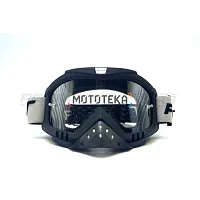 Очки кроссовые ROCKOT (Рокот) RM-325 (чёрный/прозрачная, Anti-Scratch)