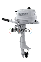Лодочный мотор SUZUKI (Сузуки) DF6AL белый