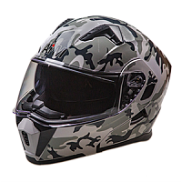 Шлем мото модуляр AiM (Аим) JK906S Camouflage Glossy XS